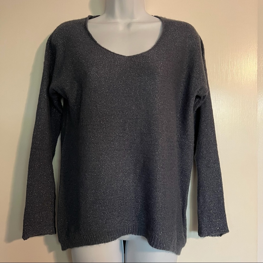 Gap Blue Silver Sparkle Sweater